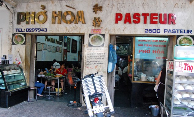 One of my favourite pho shops in Saigon - the Breakfast of Champions!