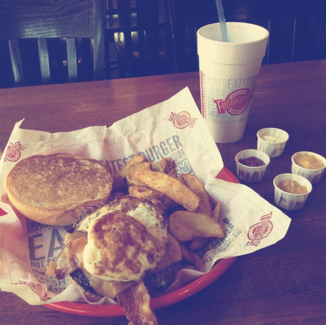 More sustenance...well, "when in America" and all that...