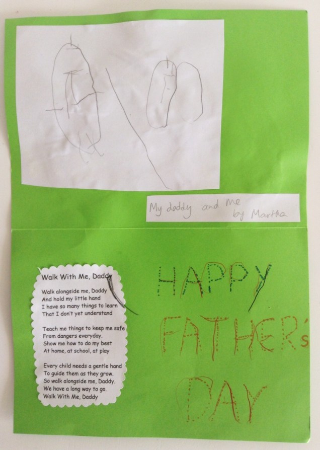 Martha's Father's Day card